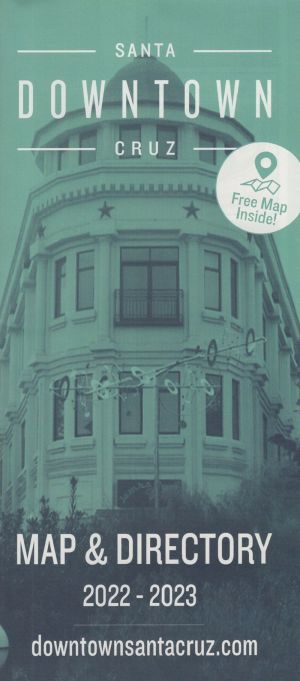 Downtown Santa Cruz Map brochure full size