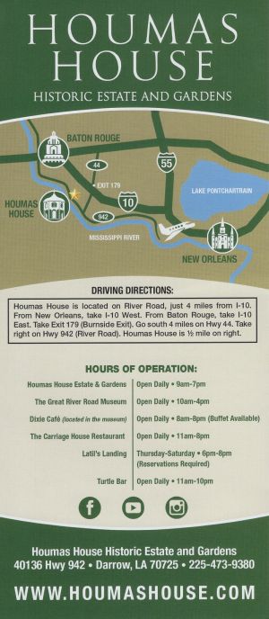 Houmas House brochure thumbnail
