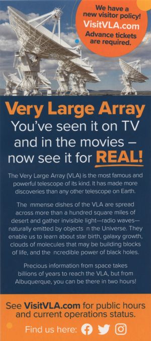 Very Large Array brochure thumbnail
