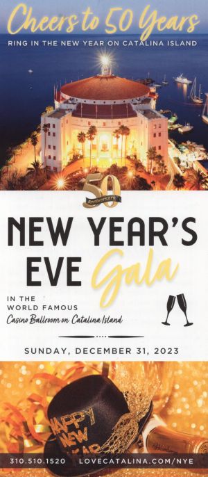 New Year's Eve Gala brochure full size