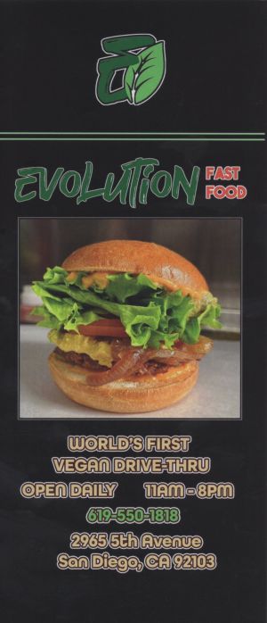 Evolution Fast Food brochure full size