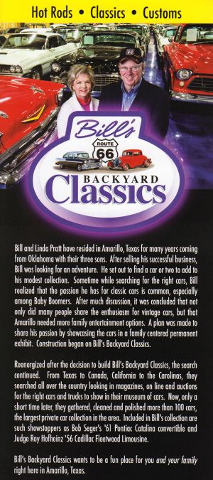 Bill's  Backyard Classics brochure thumbnail