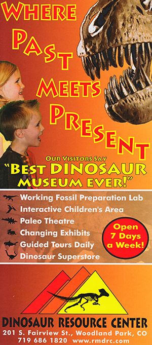 Dinosaur Resource Center brochure thumbnail