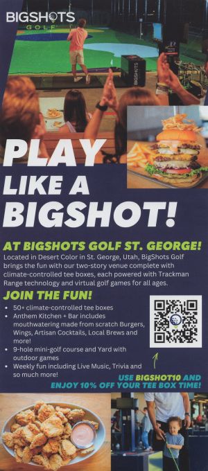 BigShots Golf St. George brochure thumbnail