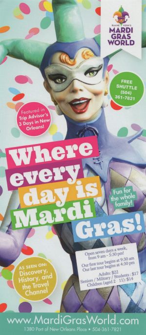 Mardi Gras World brochure thumbnail