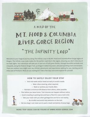 Mt. Hood and Gorge Map and Pos brochure thumbnail