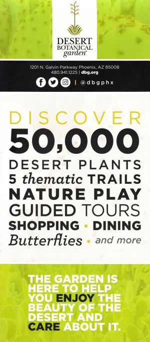 Desert Botanical Garden brochure thumbnail