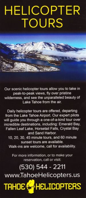 Tahoe Heli Tours LLC brochure full size