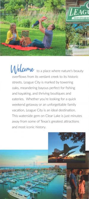 League City Visitor Guide brochure full size