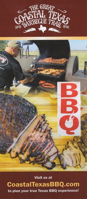 Texas Barbecue Trail brochure full size
