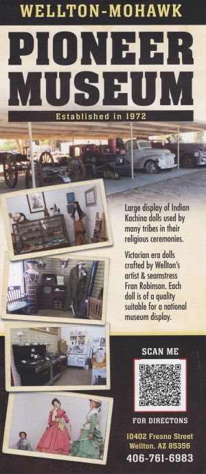 Wellton-Mohawk Pioneer Museum brochure thumbnail