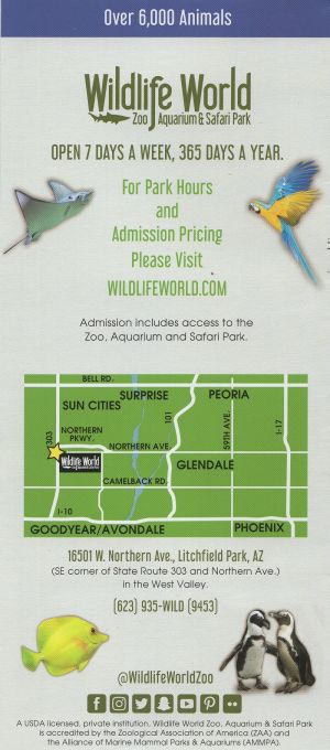 Wildlife World Zoo & Aquarium brochure thumbnail