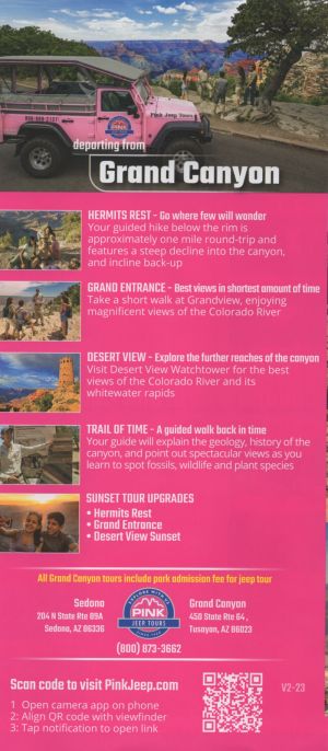 Pink Jeep Tours brochure thumbnail