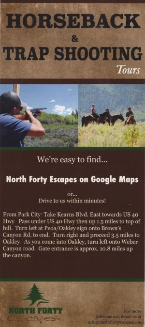 North Forty Escapes brochure thumbnail