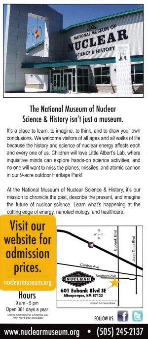 The National Museum of Nuclear Science & History brochure thumbnail