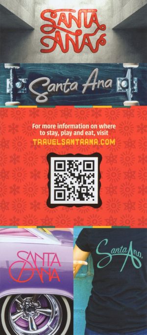 Travel Santa Ana Map brochure thumbnail