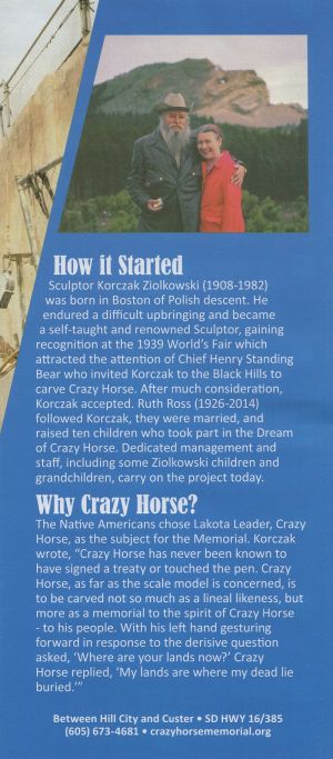 Crazy Horse Memorial brochure thumbnail