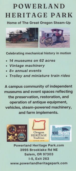 Powerland Museum brochure thumbnail