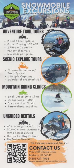 Wasatch Excursions brochure thumbnail