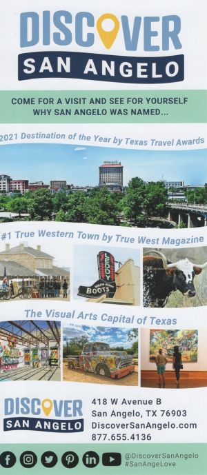 San Angelo Visitor Guide brochure thumbnail