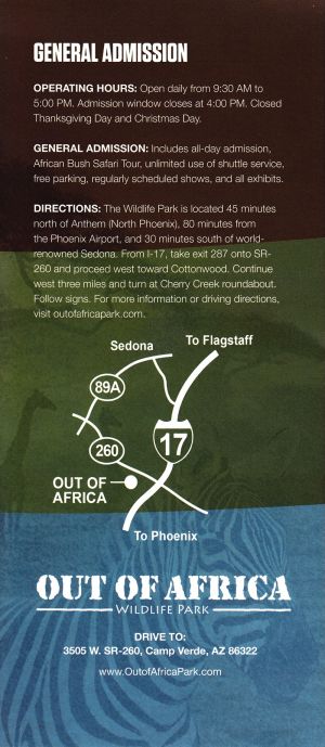 Out of Africa brochure thumbnail