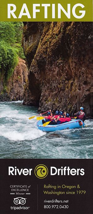 Whitewater Rafting River Drifters brochure thumbnail