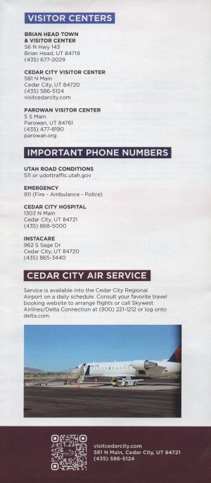 Visit Cedar City brochure thumbnail