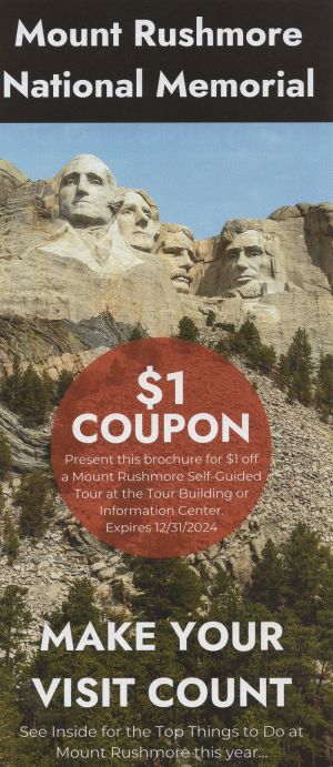 Mount Rushmore National Memorial brochure thumbnail
