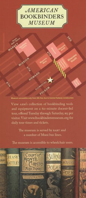American Bookbinders Museum brochure thumbnail
