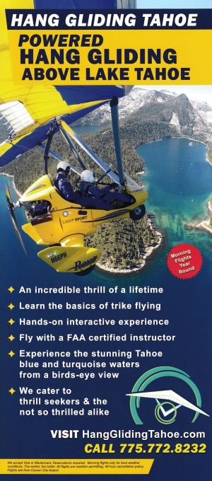 Hang Gliding Lake Tahoe brochure thumbnail