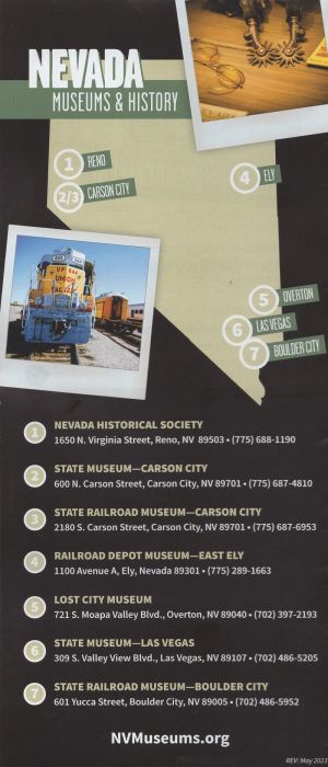 Nevada Museums brochure thumbnail