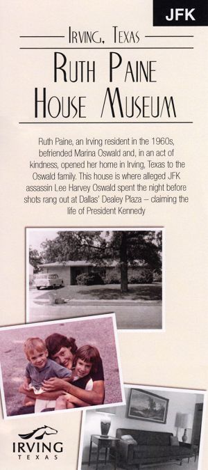 Ruth Paine House Museum brochure thumbnail
