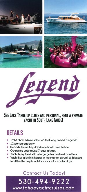 Legend Yacht Cruises brochure thumbnail