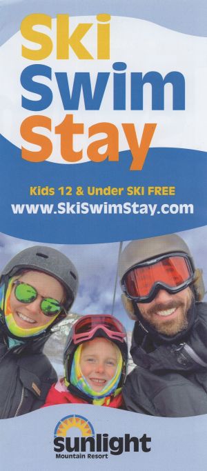 Biking Skiing rack card brochure thumbnail