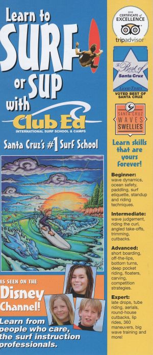 Club-Ed Surf School/Rentals brochure thumbnail