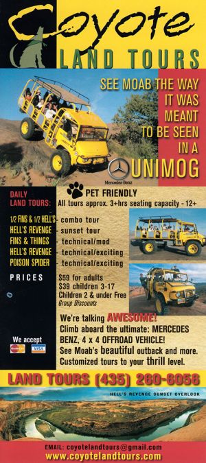 Coyote Land Tours brochure thumbnail