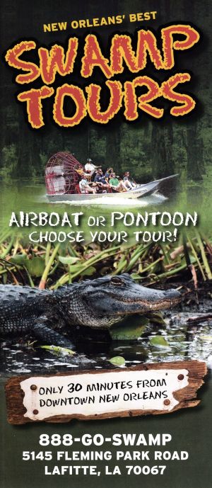 Airboat Adventures Swamp Tours brochure thumbnail