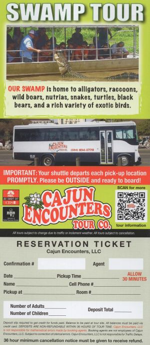 Cajun Encounters Swamp Tours brochure thumbnail
