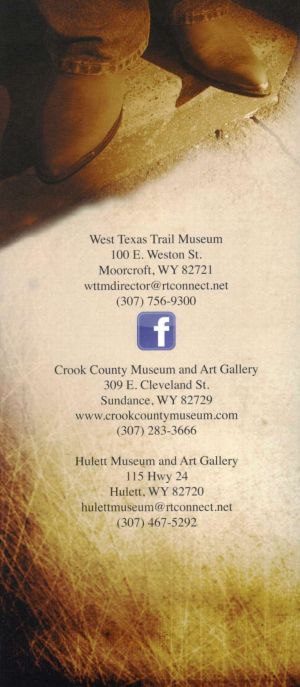 Crook County Museum District brochure thumbnail