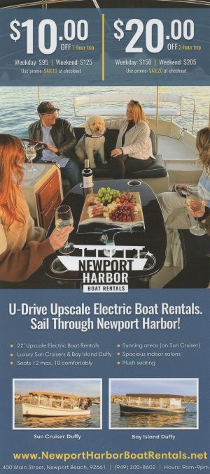 Newport Harbor Boat Rentals brochure thumbnail