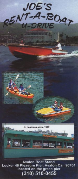 Joe's Rent-A-Boat brochure thumbnail