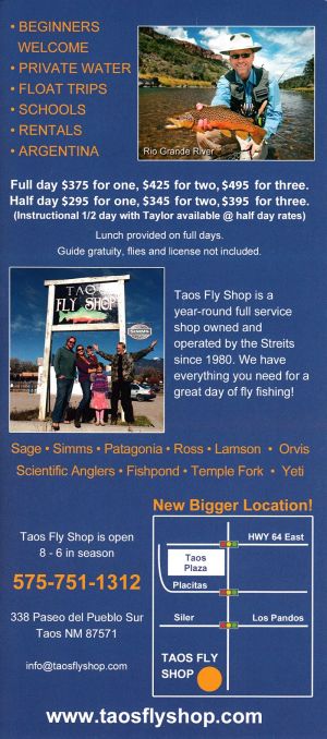 Fly Fish - Taos Fly Shop brochure thumbnail