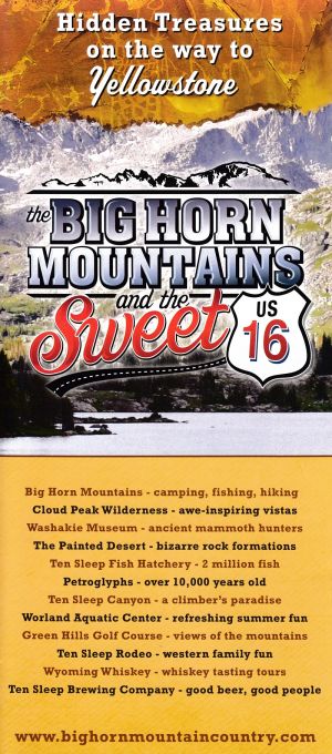 The Big Horn Mountains and The Sweet 16 brochure thumbnail