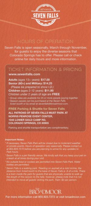 Seven Falls brochure thumbnail
