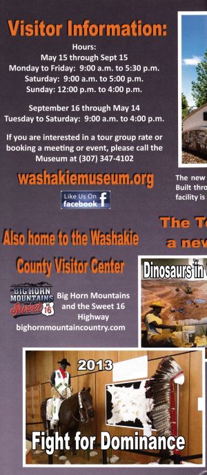 Washakie Museum & Cultural Center brochure thumbnail