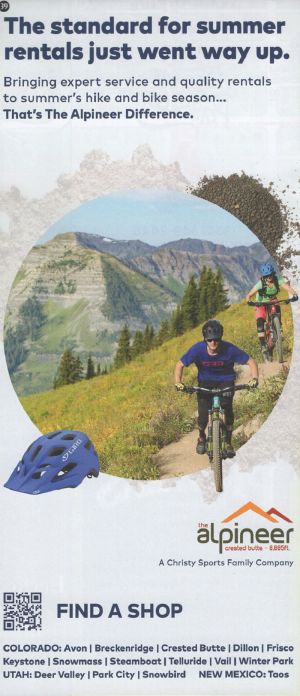 Crested Butte Maps & Ads brochure thumbnail