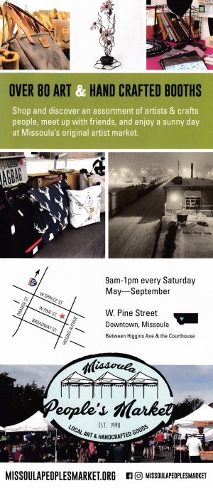 Missoula Saturday Market brochure thumbnail