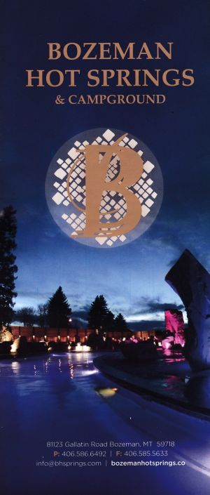 Bozeman Hot Springs Spa brochure thumbnail