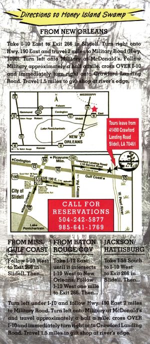 Honey Island Swamp Tours brochure thumbnail