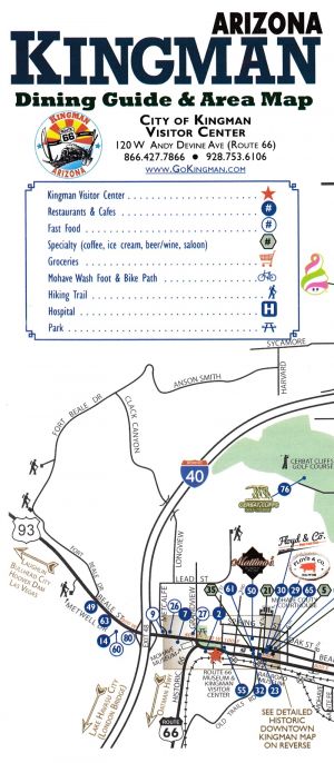 Kingman Dining Guide brochure thumbnail